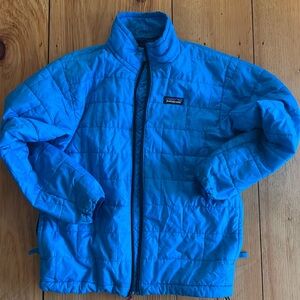 Patagonia coat, kids size 10, Kids size medium, color - Endless Blue